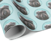 アフェンピ絵画ンシャーの – かわいいオリジナルドッグアート ラッピングペーパー (ロールコーナー)