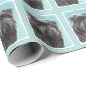 アフェンピ絵画ンシャーの – かわいいオリジナルドッグアート ラッピングペーパー (ロールコーナー)