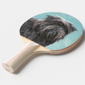 アフェンピ絵画ンシャーの – かわいいオリジナルドッグアート 卓球ラケット (正面アングル)