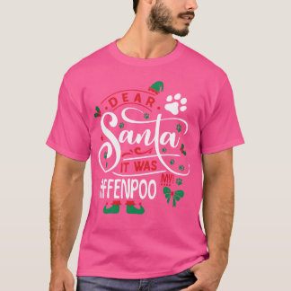 アフェンプードッグクリスマスドッグブリードギフトボーイ Tシャツ