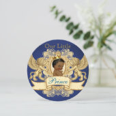 アフエレガントリカ王室のプリンスブルーと金ゴールド 招待状 (スタンド正面)