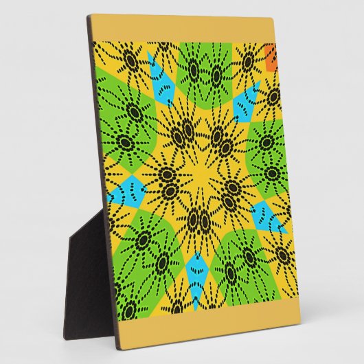 アフエレガントリカ・スパイダーのモチーフのベクトルプリント! フォトプラーク (側面)