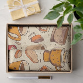 アフォガトコーヒーNo 2エフエメラコラージパターン 薄葉紙 (ギフト)