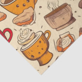 アフォガトコーヒーNo 2エフエメラコラージパターン 薄葉紙 (詳細)