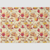 アフォガトコーヒーNo 3エフエメラコラージパターン 薄葉紙 (正面)