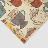 アフォガトコーヒーNo 4エフエメラコラージパターン 薄葉紙 (詳細)