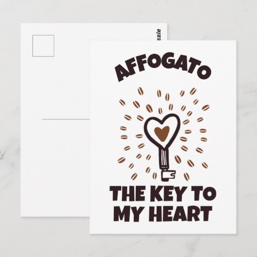 アフォガト ポストカード (正面/裏面)