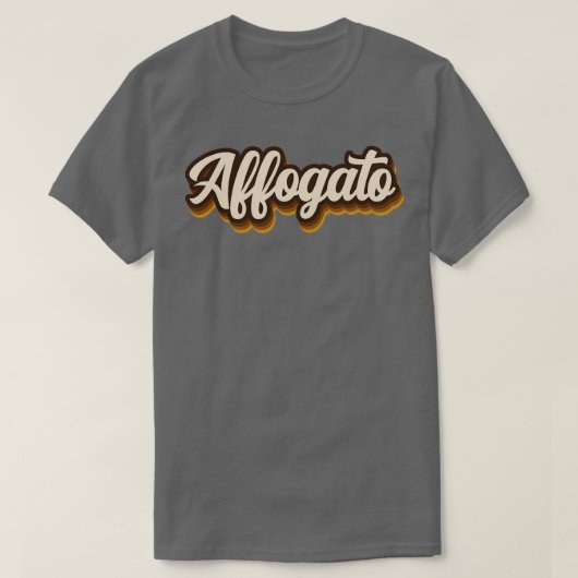 アフォガト Tシャツ (デザイン正面)
