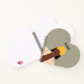 アフカスタマイズリカアメリカのメラニン女王 ノートブック (内部)