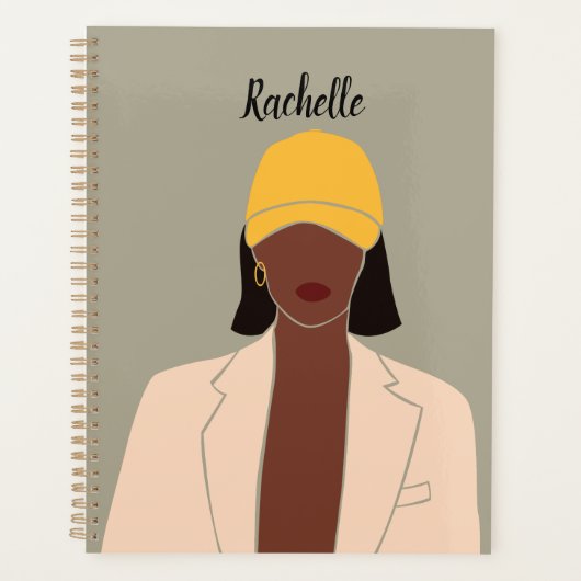 アフカスタマイズリカアメリカのメラニン女王 プランナー手帳 (正面)