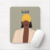 アフカスタマイズリカアメリカのメラニン女王 マウスパッド (マウス)