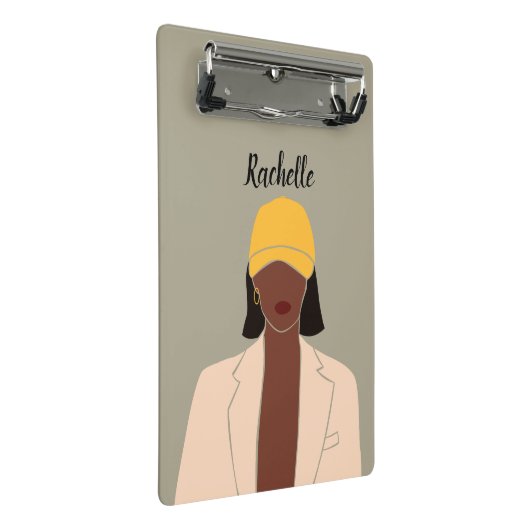 アフカスタマイズリカアメリカのメラニン女王 ミニクリップボード (アングル)