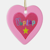 アフカスタムリカパーソナライズされたの少女 セラミックオーナメント (右)