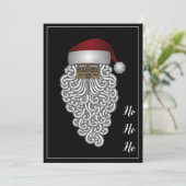 アフカスタムリカ系アメリカ人サンタクロースクリスマス シーズンカード (スタンド正面)