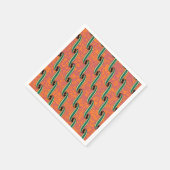 アフカラフルリカ織物パターン付きナプキン スタンダードカクテルナプキン (角)