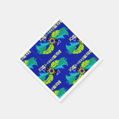 アフカラフルリカ織物パターン付きナプキン スタンダードカクテルナプキン (角)