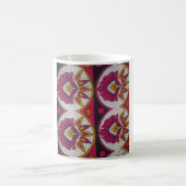アフカラフルリカ織物モチーフプリント コーヒーマグカップ (中央)