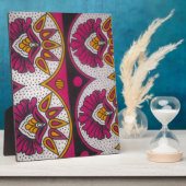 アフカラフルリカ織物モチーフプリント フォトプラーク (側面)