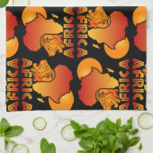 アフカラフルリカ製キッチンタオル キッチンタオル (折り畳み)