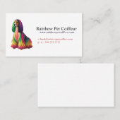 アフガカラフルンハウンド 名刺 (正面/裏面)