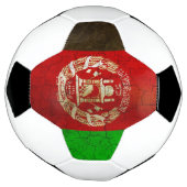 アフガグランジニスタン国旗 サッカーボール (回転)