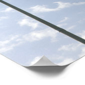 アフガニスタンと米国の国旗の間のイギリス国旗 ポスター (角)