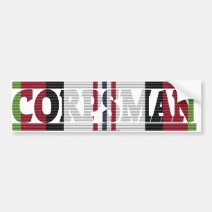 アフガニスタンのキャンペーンメダルリボンのCorpsmanのステッカー バンパーステッカー