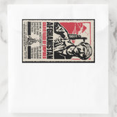 アフガニスタンのステッカーセット 長方形シール (バッグ)