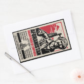 アフガニスタンのステッカーセット 長方形シール (封筒)