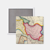 アフガニスタンのトルコのペルシャの地図 マグネット (正面/裏面)