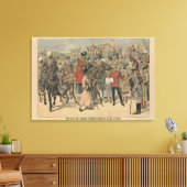 アフガニスタンのハビボラ・カーン・エミール キャンバスプリント (インサイチュ (リビング))