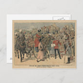 アフガニスタンのハビボラ・カーン・エミール ポストカード (正面/裏面)