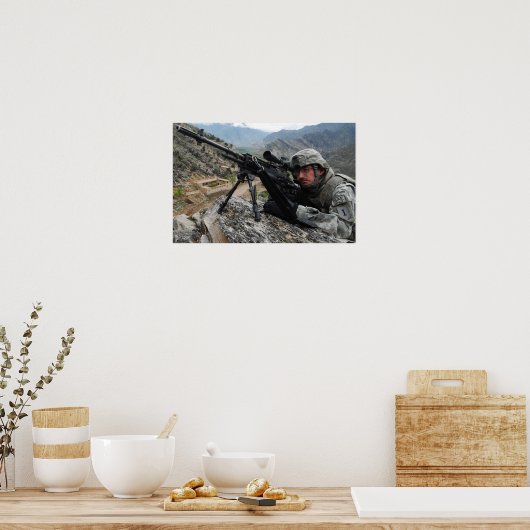 アフガニスタンのパトロールと戦う ポスター (キッチン)
