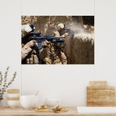 アフガニスタンのヘルマンド州の米海軍 ポスター (キッチン)