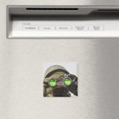 アフガニスタンの兵士が地平線を走査する マグネット (インサイチュ (食洗機))