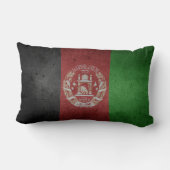 アフガニスタンの動揺してな旗 ランバークッション (裏面)