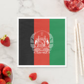 アフガニスタンの国旗 スタンダードランチョンナプキン (インサイチュ)