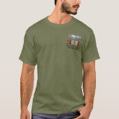 アフガニスタンの戦闘の退役軍人のワイシャツ Tシャツ (正面)