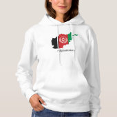 アフガニスタンの旗と国々 パーカ (正面)