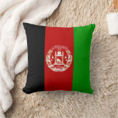 アフガニスタンの旗の装飾用クッション クッション (ブランケット)
