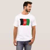 アフガニスタンの旗のTシャツ Tシャツ (正面フル)