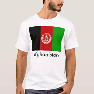アフガニスタンの旗のTシャツ Tシャツ
