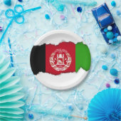 アフガニスタンの旗 ペーパープレート (パーティー)