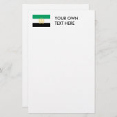 アフガニスタンの旗 便箋 (正面/裏面)