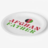 アフガニスタンの父はアフガニスタン国旗の父親に似ている ペーパープレート (アングル)