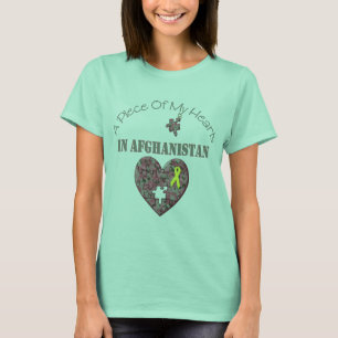 アフガニスタンの私のハートの部分 Tシャツ