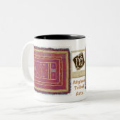 アフガニスタンの結婚式の織物 ツートーンマグカップ (正面左)