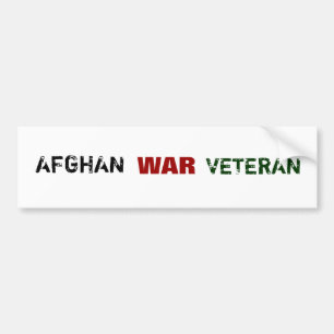 アフガニスタンの退役軍人 バンパーステッカー