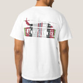 アフガニスタンの退役軍人UH-60 DUSTOFFの乗組員のワイシャツ Tシャツ (裏面)