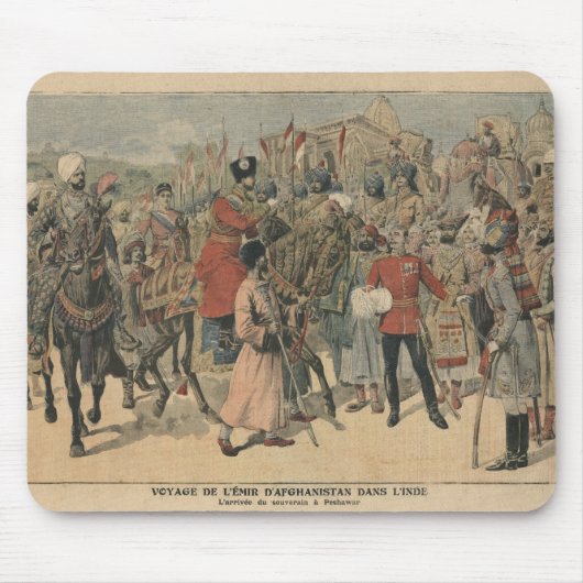 アフガニスタンのHabibullah Kahnの首長 マウスパッド (正面)
